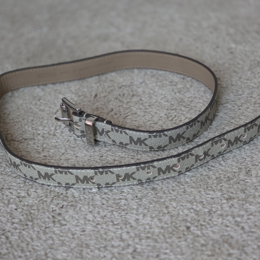 Michael Kors Gray Belt for Men